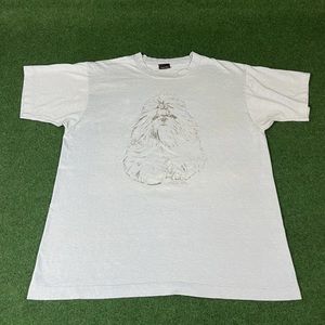 Vintage 90s PET Yorkshire Terrier Dog SINGE STITCH TSHIRT  Size L